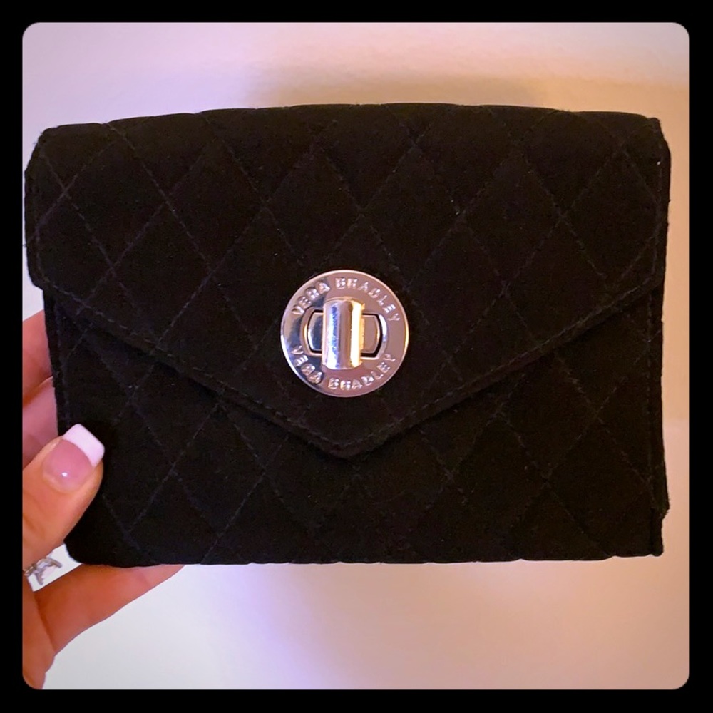Vera Bradley black wrist wallet